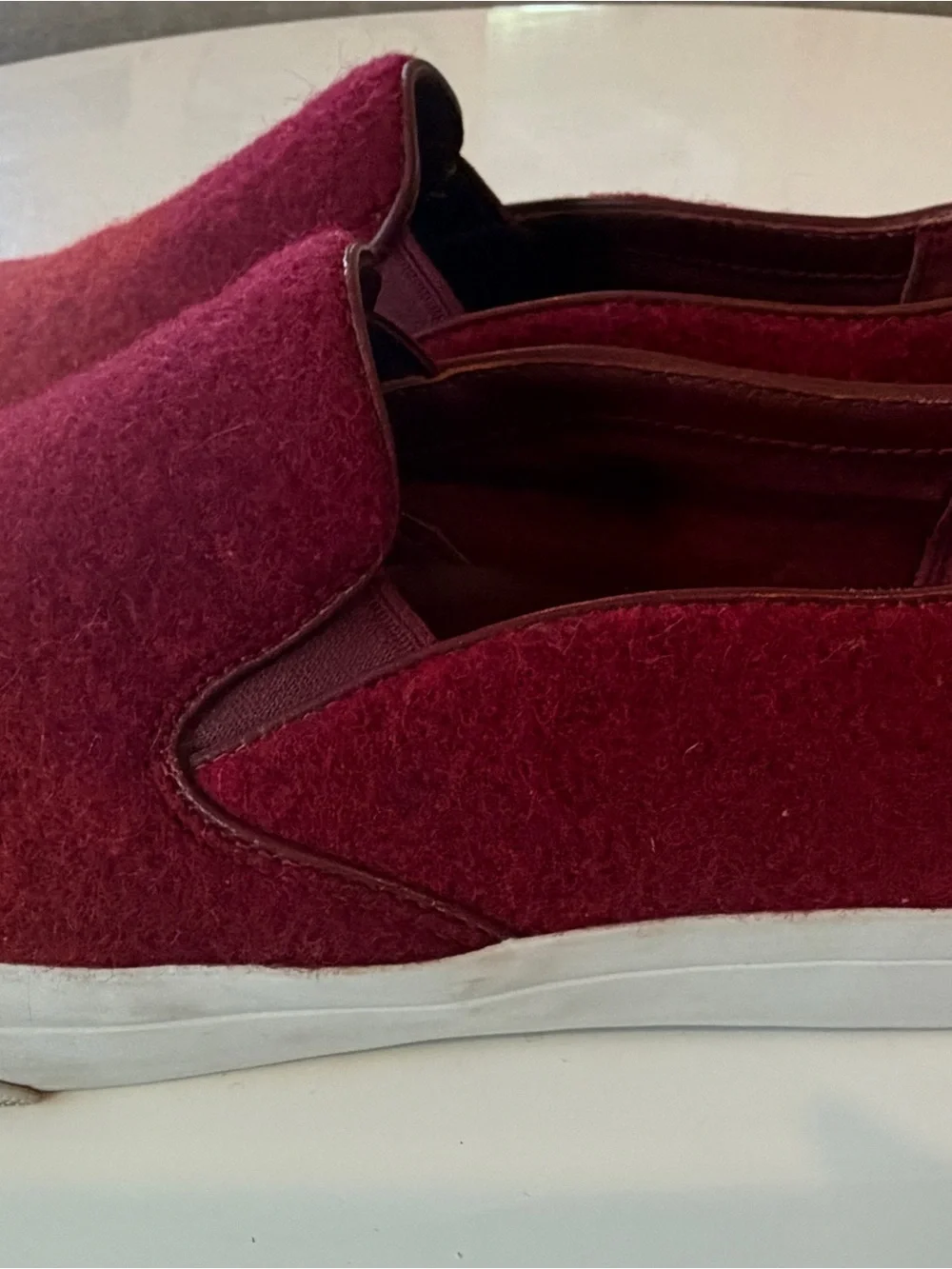 Tory Burch Rudi Ombré Wool Slip-On Wool Shoes - Size 8.5